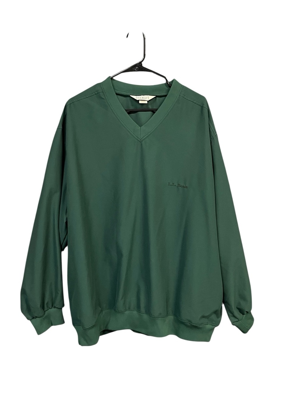 L.L.Bean Mens XXL Green Pullover Windbreaker Vintage Gorpcore Outdoor Preppy